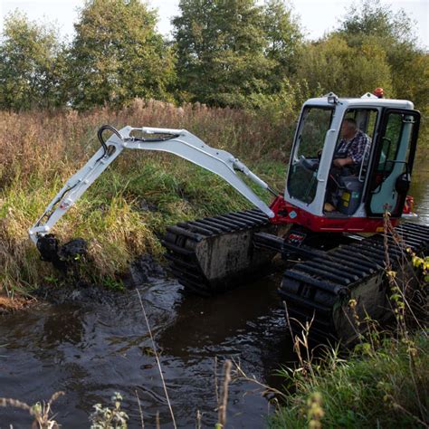 amphibious mini excavator for sale|amphibious excavator rental near me.